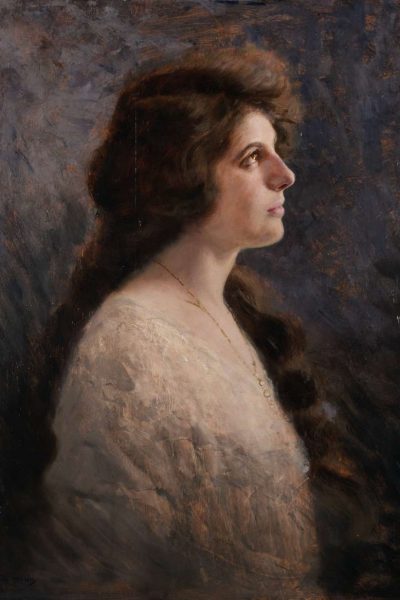 Ettore De Maria Bergler, Ritratto della signora Guarrasi