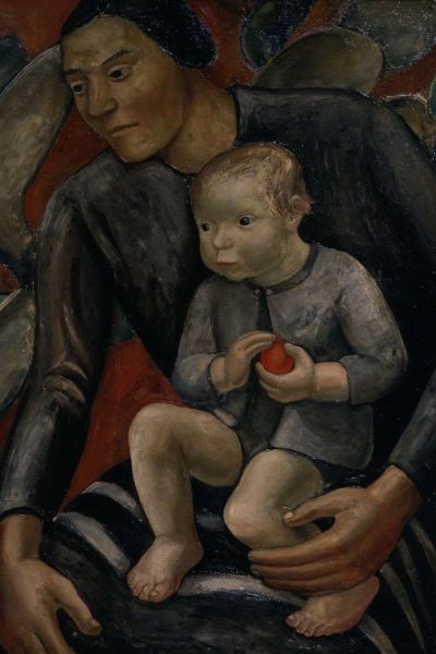 Elisa Maria Boglino, Donna e bimbo, 1930 ca, olio su