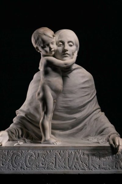 Ettore Ximenes, Ecce mater,  1916, marmo