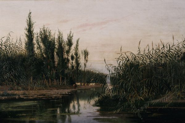 Paesaggio con fiume, Ettore de Maria Bergler