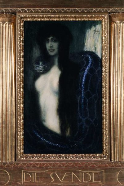 Franz Von Stuck, Il peccato, 1909 ca