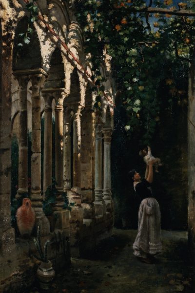 Giovanni Lombardo Calamia, Chiostro di San Giovanni degli Eremiti