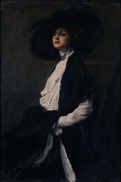Lino Selvatico , Ritratto della signora A.C. , 1912, olio su tela