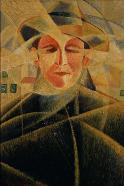 Pippo Rizzo Figura, luce, atmosfera (Ritratto psico-dinamico) 1920, olio su tela